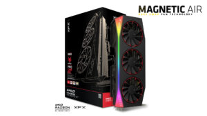 XFX Mercury AMD Radeon RX 9070XT OC Magnetic Air Edition with RGB 16GB GDDR6
