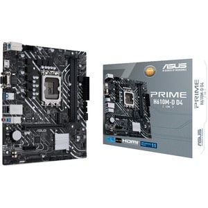 ASUS H610M PRIME H610M-D D4-CSM Intel LGA 1700 mATX Motherboard