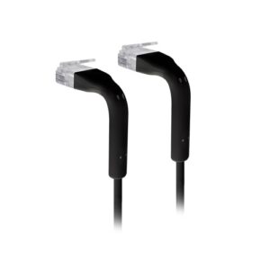 Ubiquiti UniFi Ultra-Thin Cat6 Patch Cable - 0.3m (Black)