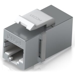 Ubiquiti Pass-through Cat6A Keystone Coupler, 12-Pack