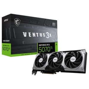 MSI GeForce RTX 5070 Ti 16G VENTUS 3X OC Graphics Card