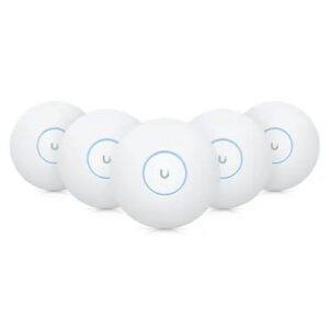 Ubiquiti UniFi WiFi 7 AP, 5 Pack, Ceiling-mount, 6 GHz Support, 2.5 GbE Uplink