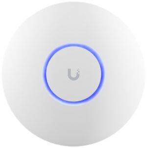 Ubiquiti U7 Lite, Compact, Ceiling-mounted WiFi 7 AP, 4 Spatial Streams, 2.5 GbE Uplink, 115 m² Coverage, 200+ Connected Devices, Power via POE