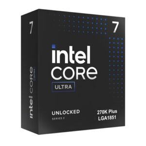 Intel Core Ultra 7 processor 270K Plus (36M Cache, up to 5.50 GHz)(15th Gen)