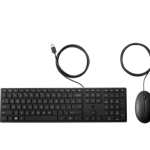 HP 320MK USB Wired Desktop Keyboard and Mouse Combo