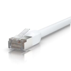 Ubiquiti UniFi Patch Cable Outdoor 3M White, Single Unit, All-weather, RJ45 Ethernet Cable, Category 5e