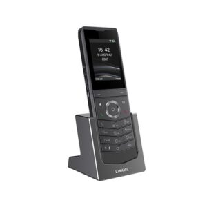 Fanvil Linkvil W611W Portable Wi-Fi Phone 2.4' Color Screen, Support Dual-band Wi-Fi, Up To 9 Hours Talk Time, Waterproof& Dustproof,