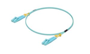 Ubiquiti MultiMode 10 Gbps OM3 Duplex LC Cable, 1m Length, Single Unit,10 Gbps Throughput, LC-LC Connector,