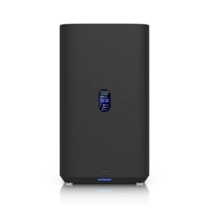 Ubiquiti UNAS 4, Black, UniFi Network Attached Storage(4) 2.5/3.5'HDD Bays, (2)M.2NVMe SSD, 2.5GbE Networking, USB-C Conn, PoE+++ Adapter Compact