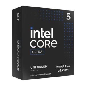 Intel Core Ultra 5 250KF Processor (15th Gen, LGA1851, up to 5.50 GHz)