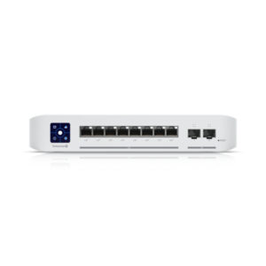 Ubiquiti Switch Enterprise 8-port PoE+ 8x2.5GbE, Ideal For Wi-Fi 6 AP, 2x 10g SFP+ Ports For Uplinks, Managed Layer 3 Switch