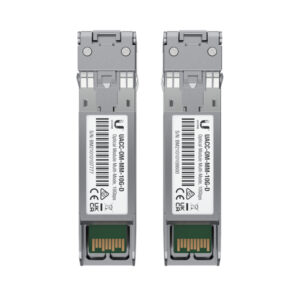 Ubiquiti UFiber 10Gbps Multi-Mode Optical Module, SFP+, 2-Pack(2 Connectors ), Duplex LC connector, Connection up to 300 m