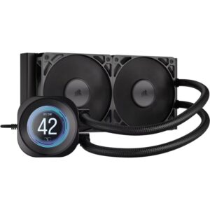 Corsair NAUTILUS 240 RS LCD Liquid CPU Cooler - Black