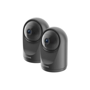 D-Link Compact Full HD Pan & Tilt Wi-Fi Camera Dual Pack