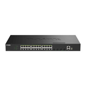 D-Link DGS-1530-28P 28-Port Gigabit Smart Managed Stackable PoE+ Switch