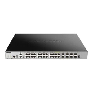 D-Link DGS-3630-28PC 28-Port Gigabit xStack Layer 3+ Managed Stackable PoE Switch