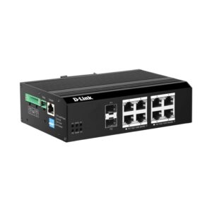D-Link DIS-F200G-10PS-E 10-Port Gigabit Industrial Smart Managed PoE Switch
