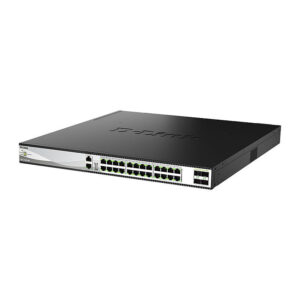 D-Link DXS-3130-28P 28-Port Stackable 10 Gigabit PoE++ Layer 3 Switch