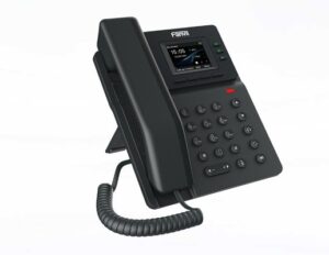 Fanvil V60P is a sleek and reliable basic-level IP phone. It supports PoE power supply for simplified installation and deployment