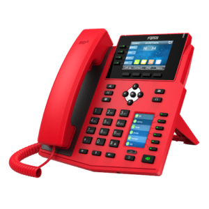 Fanvil X5U-RED High End Enterprise IP Phone - 3.5' Colour Screen, 16 Lines, 40 x DSS Buttons, Dual Gigabit NIC,Bluetooth - 2 Years Warranty - RED