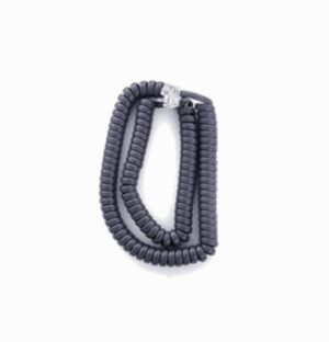 Fanvil curly cord for XU series headset, curve,black