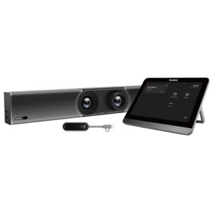 Yealink MeetingBar A30 Microsoft Teams and Zoom Rooms on Android, Medium Room 10-15 people, CTP18 Touch Panel, WPP30 Wireless Content Sharing