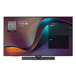 Yealink MD55 MeetingDisplay: 55″ 4K UHD (3840 × 2160) for Microsoft Teams Rooms. 500-nit LCD, Android 13, HDMI and USB in, Bluetooth wireless content