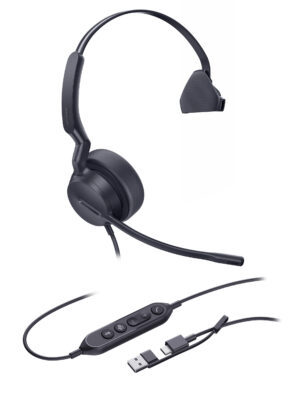 Yealink UH42 Mono UC USB-C/A USB Wired Headset