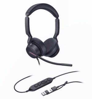 Yealink UH46 Dual UC USB-C/A Unified Communications USB Wired Headset