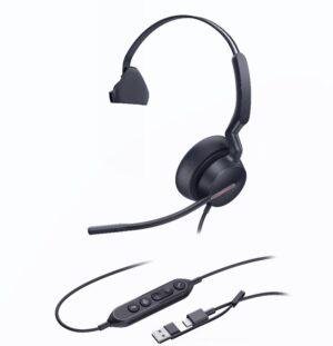 Yealink UH46 Mono Teams USB-C/A Microsoft Certified Teams USB Wired Headset