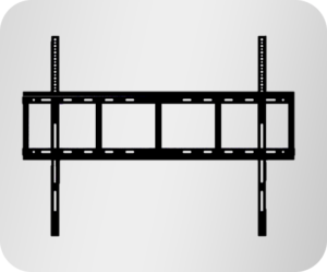 Yealink MB-WallMount-860 WallMount for MeetingBoard 75 inch & 86 inch, Enhanced Safety and Stability, Easy and Smooth Installation