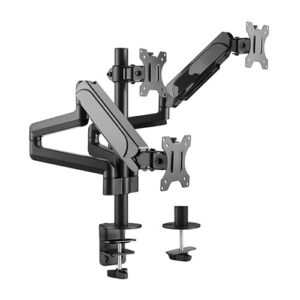 Brateck LDT48-C036 Triple Monitors Pole-Mounted Gas Spring Monitor Arm
