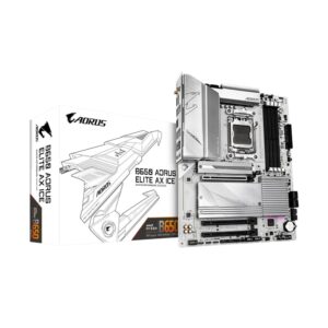 Gigabyte B650 AORUS ELITE AX ICE AMD B650 AM5 ATX Motherboard