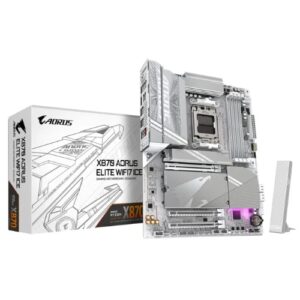 Gigabyte X870 AORUS ELITE WF7 ICE AMD AM5 ATX Motherboard