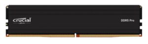Crucial Pro 16GB (1x16GB) DDR5 UDIMM 5600MHz CL46 Black Heat Spreader Desktop PC Gaming Memory