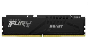 Kingston 16GB (1x16GB) DDR5 UDIMM 5600MHz CL40 FURY Beast Black XMP Gaming PC Desktop Memory - Ex-demo (box damaged only)