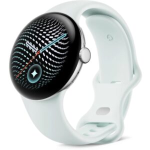 Google Pixel Watch 5 Wi-Fi (41mm) - Polished Silver with Fog Active Band (2nd Gen)(GA10898-US) *AU STOCK*, AMOLED, 3GB/64GB, 332mAh, 2 Years Warranty