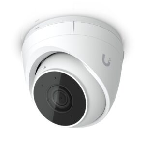 Ubiquiti UniFi G5 Turret Ultra, White, Ultra-compact, Tamper-resistant IK04, IP66 Weatherproof 2K HD PoE Camera, Long-range Night Vision
