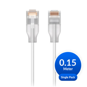Ubiquiti UniFi Etherlighting Patch Cable, 0.15m, White