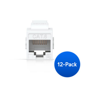 Ubiquiti Cat6 Keystone Coupler, 12-Pack