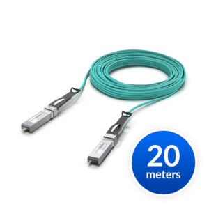 Ubiquiti 10 Gbps Long-Range DAC, 20m Length, Long-range SFP+ Direct Attach Cable w 10 Gbps Maximum Throughput Rate