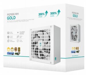 DeepCool PQ750G WH 750W 80+ Gold Fully Modular ATX Power Supply