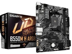 Gigabyte B550M H ARGB AMD AM4 Micro ATX Motherboard